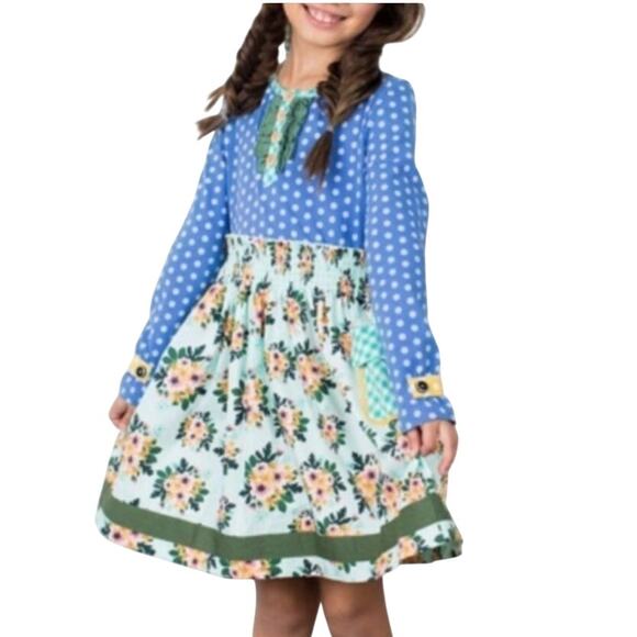 NWOT Matilda Jane / Joanna Gaines Family Heirloom Long Sleeve Dress Size 6 - Picture 1 of 8